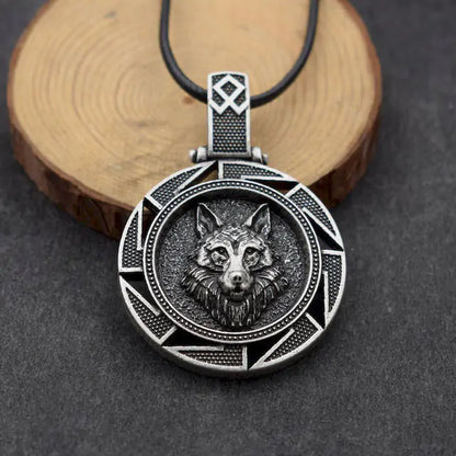 Wolf Head Necklace Pendant