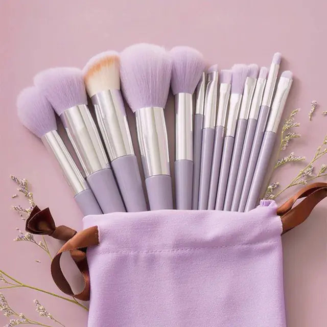 13Pcs Soft Fluffy Makeup Brushes Set