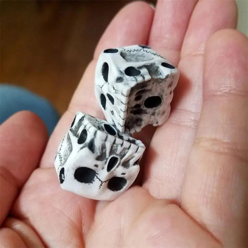 1Pcs 6-Sided Skull Dice