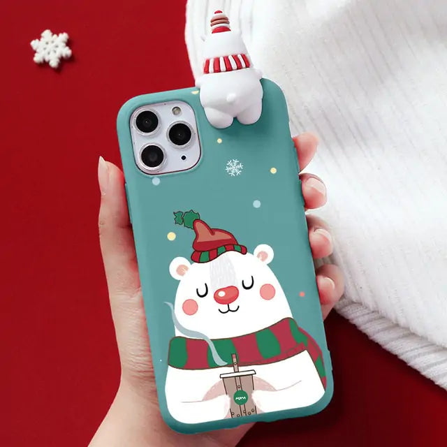 3D Doll Christmas Phone Case