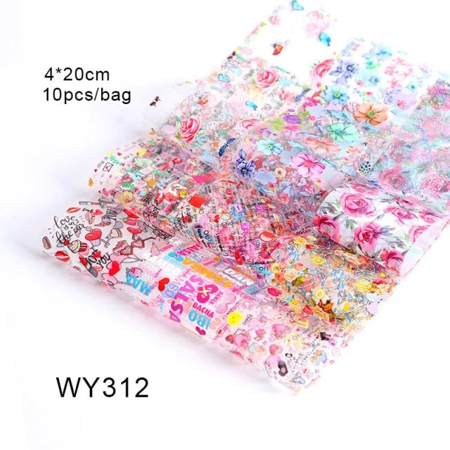 20*4cm Mix Nail Art Transfer Sticker