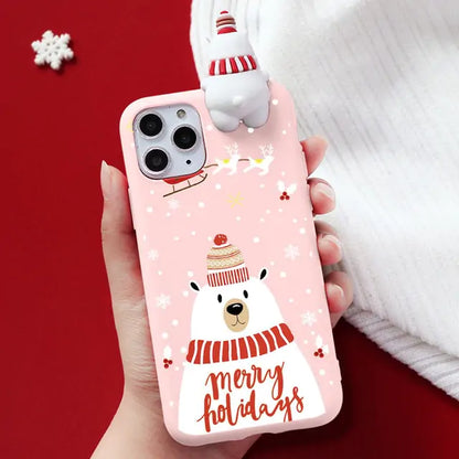 3D Doll Christmas Phone Case